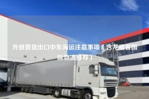 外贸普货出口中东海运注意事项（含龙禧客国际物流推荐）