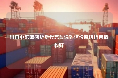 出口中东敏感货货代怎么选？这份避坑指南请收好