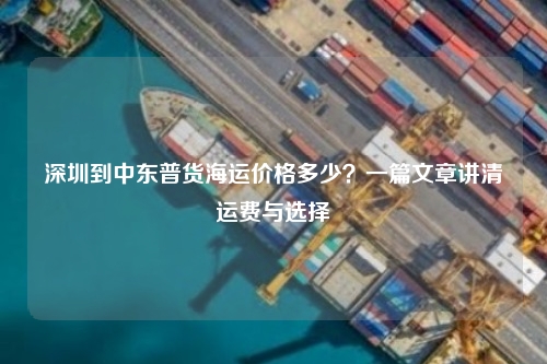 深圳到中东普货海运价格多少?一篇文章讲清运费与选择