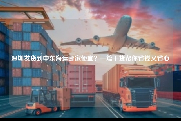 深圳发货到中东海运哪家便宜?一篇干货帮你省钱又省心