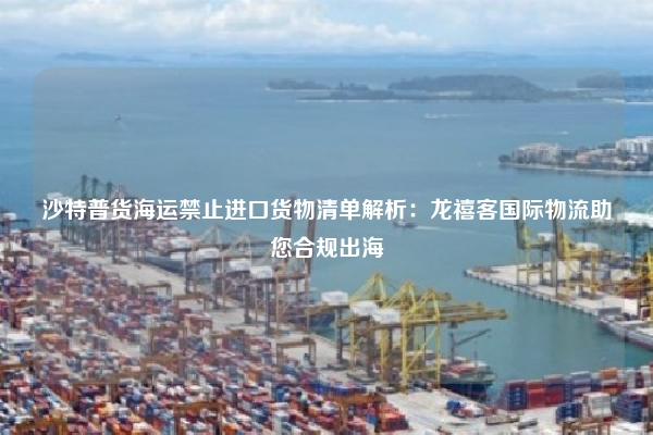 沙特普货海运禁止进口货物清单解析：龙禧客国际物流助您合规出海