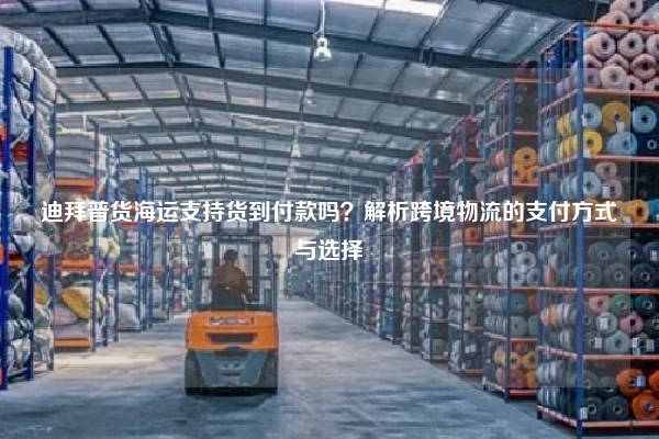 迪拜普货海运支持货到付款吗?解析跨境物流的支付方式与选择