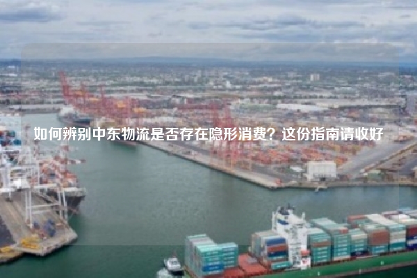 如何辨别中东物流是否存在隐形消费？这份指南请收好