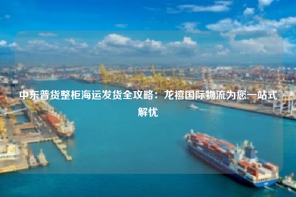 中东普货整柜海运发货全攻略：龙禧国际物流为您一站式解忧
