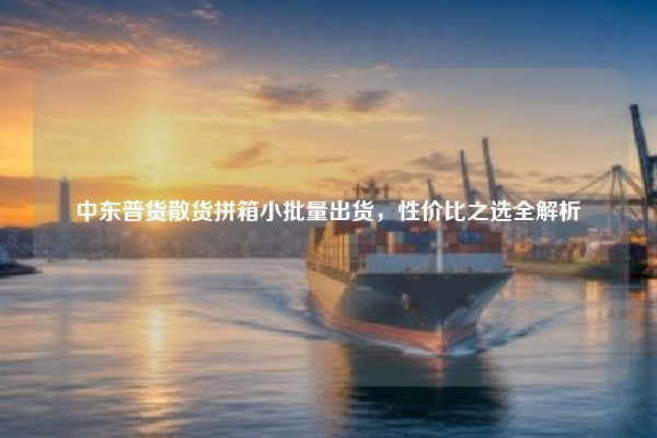 中东普货散货拼箱小批量出货，性价比之选全解析