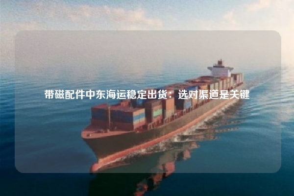 带磁配件中东海运稳定出货：选对渠道是关键