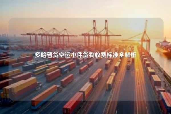 多哈普货空运小件货物收费标准全解析