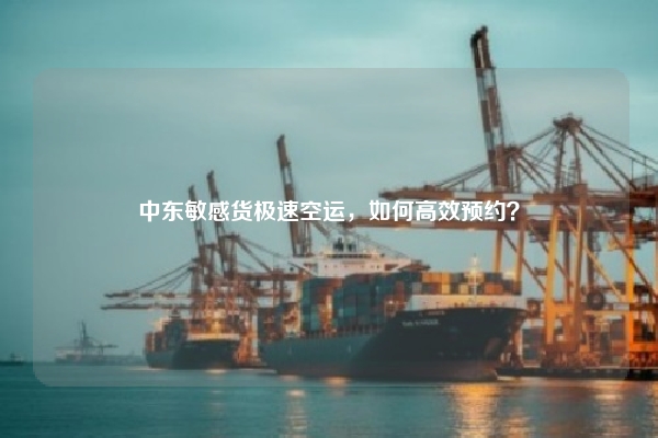 中东敏感货极速空运，如何高效预约？