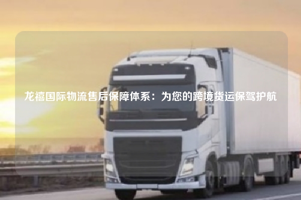 龙禧国际物流售后保障体系：为您的跨境货运保驾护航