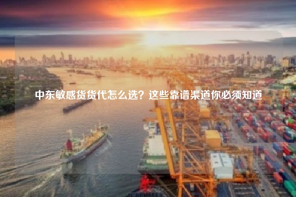 中东敏感货货代怎么选？这些靠谱渠道你必须知道