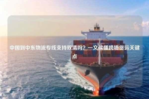 中国到中东物流专线支持双清吗？一文读懂跨境货运关键点
