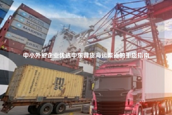 中小外贸企业优选中东普货海运渠道的干货指南